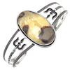 Septerian Jasper Gemstone Handmade Jewelry Cuff Bracelets 7''Adjustable