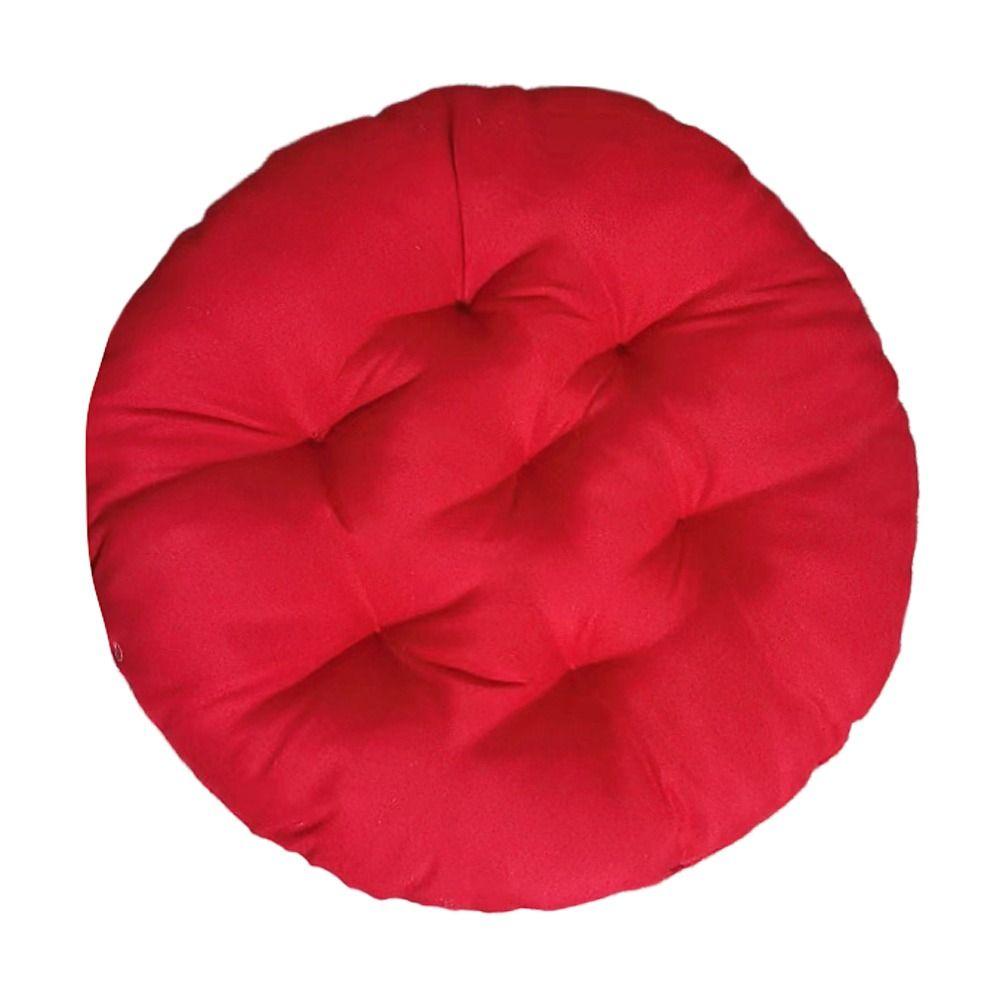 Nap Pillow Chair Cushion Solid Color Round Cushion Durable Tatami Mat Winter