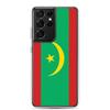 Coque Téléphone - Samsung - Galaxy S21 Ultra - Drapeau De La Mauritanie - Souple - Multicolore