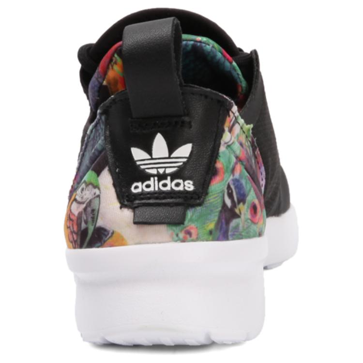 adidas Originals ZX Flux Adv Virtue Удобные Универсальные Нескользящие Прочные Низкие Повседневные Кроссовки Женские кроссовки Черные CG4094
