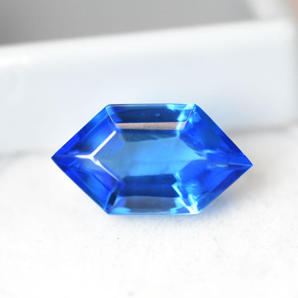 Natural Blue Tanzanite Loose Gemstone 20 ct Fancy Cut for Jewelry Making and Gem Collections