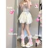 Knitted Streamer Long Socks Soft Leg Warmers Japanese Y2K Ankle Warmer  Princess Style