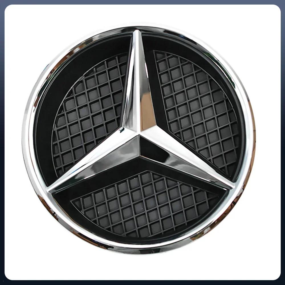 Car Sticker Silver And Black OE Style Front Grill Star Emblem Chrome Logo Badge For Mercedes Benz W176 W246 W205 W212 W207 W217