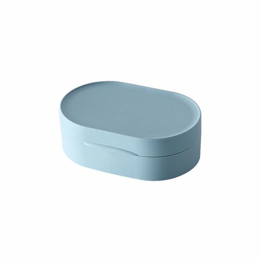 Macaron Color Travel Soap Box Portable Creative Soap Case Home Waterproof With Lid Soap Plastic Tray Rack Bathroom Accessories