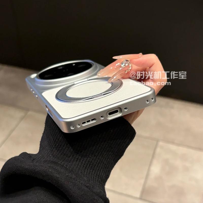 Чехол для OPPO Find X9 Ultra Find X8 Pro Find X 8 Магнитный 360° Кольцо Для MagSafe ПУ Однотонный Гальванизированный ПК Жесткая Крышка