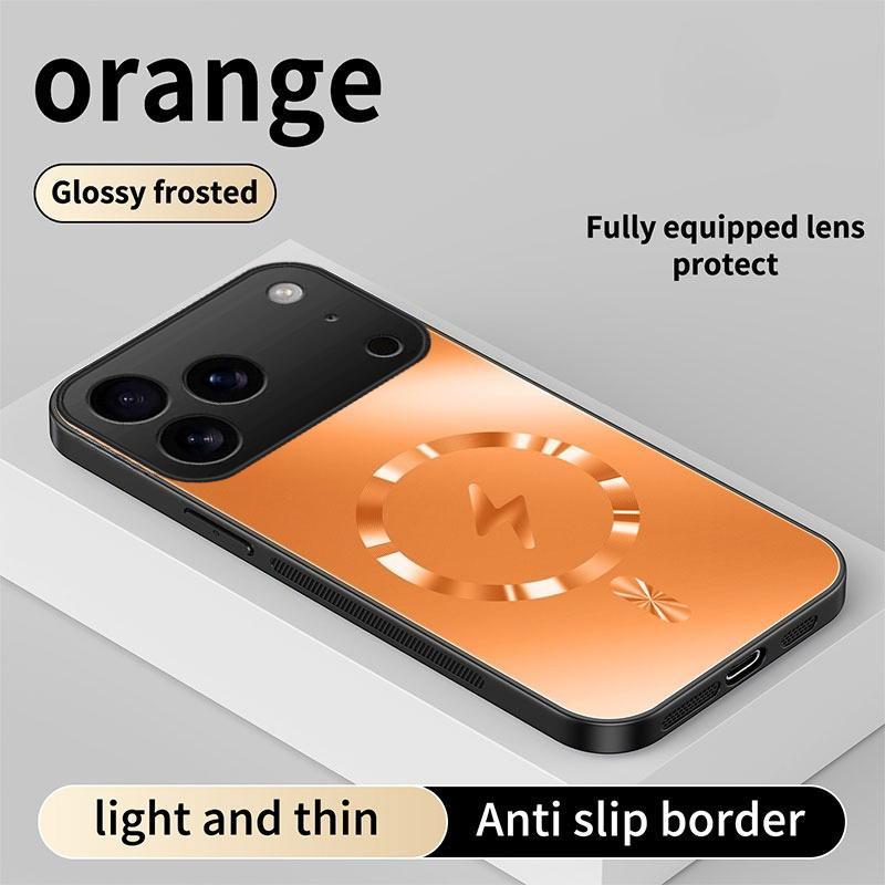 Для iPhone 18 Pro / 18 Pro Max Чехол Интегрированное магнитное светопоглощение Модная матовая поверхность, как лед, Ударопоглощающая коробка