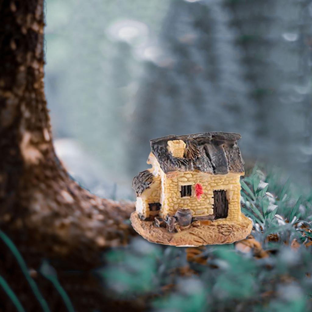 Gardening Creative Micro Small House Villa Resin Decoration