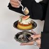 Retro Stainless Steel Ice Cream Cup Ins Style Pudding Dessert Cup Fruit Yogurt Salad Serving Dish High Base Bowl Bar Dinnerware