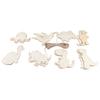 Dinosaur Wood Cutouts Unfinished Cute Wooden DIY Paint Craft Ornaments for Home Party Decoration