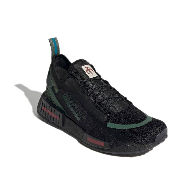 Звездные войны x adidas NMD_R1 Spectoo Боба Фетт Мужские кроссовки Черный Основной черный Зеленый оксид GX6791