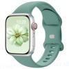 Силиконовый ремешок для Apple Watch 45 мм 44 мм 40 мм 41 мм 49 мм 38 мм 42 мм Correa Браслет iWatch series 6 ultra2 7 8 9 se 44 мм ремешок