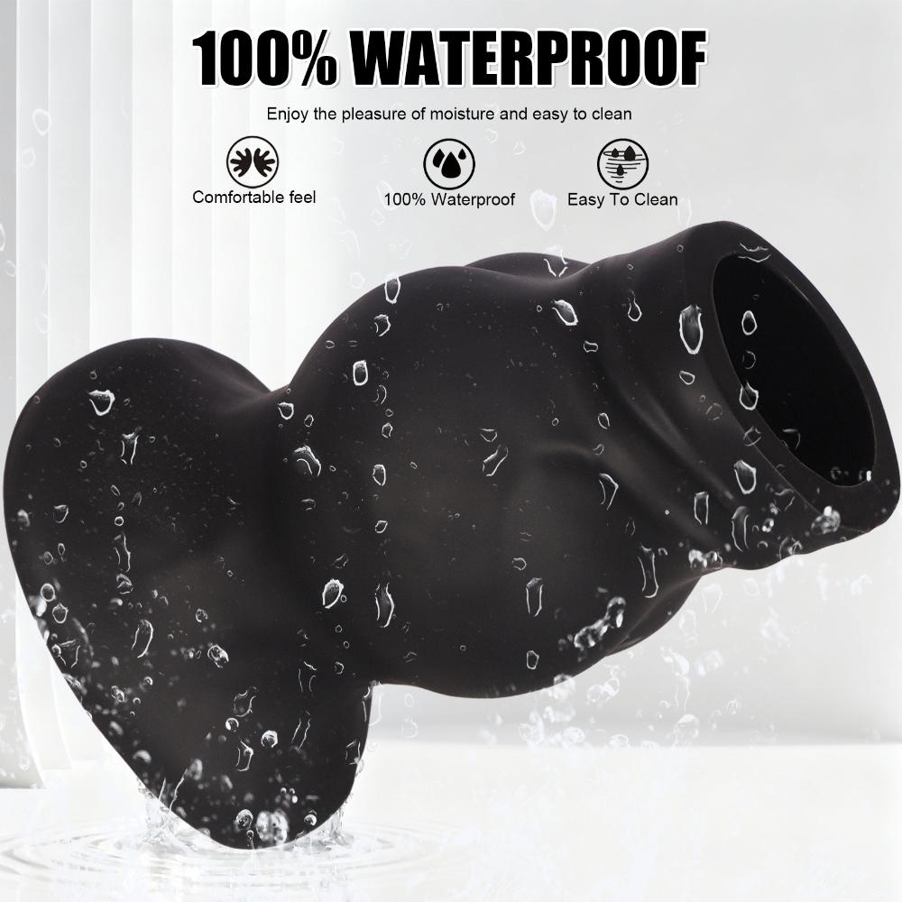 Премиальный полый анальный плаг из жидкого силикона - Мягкий дизайн кулака, анальная секс-игрушка для мужчин и женщин, расширитель анального отверстия для анальных тренировок и сольной игры