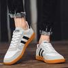 Men's 2025 Retro German White Skate Shoes: Autumn/Winter Lightweight Casual Fashion - Harajuku Style