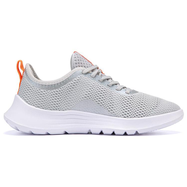 Li Ning Повседневные, нескользящие, износостойкие, дышащие низкие кроссовки для бега мужские, цвет Монетный серый ARBT029-2