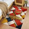 Arsenal F.c. Personalized Text Floor Rug Office Rug Perfect for Hallway Outdoor Dining Room Game Room Anti-slip Rug Anime Office Decor