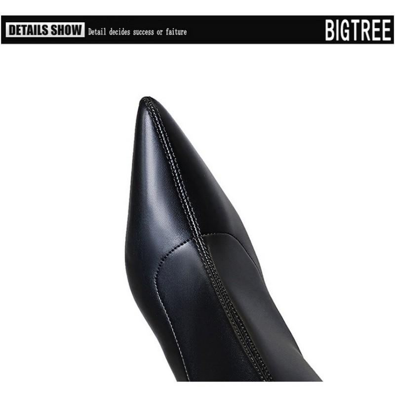 European and American Style Simple High Heel Pointed Elastic Lycra Sexy Slim Over Knee Boots