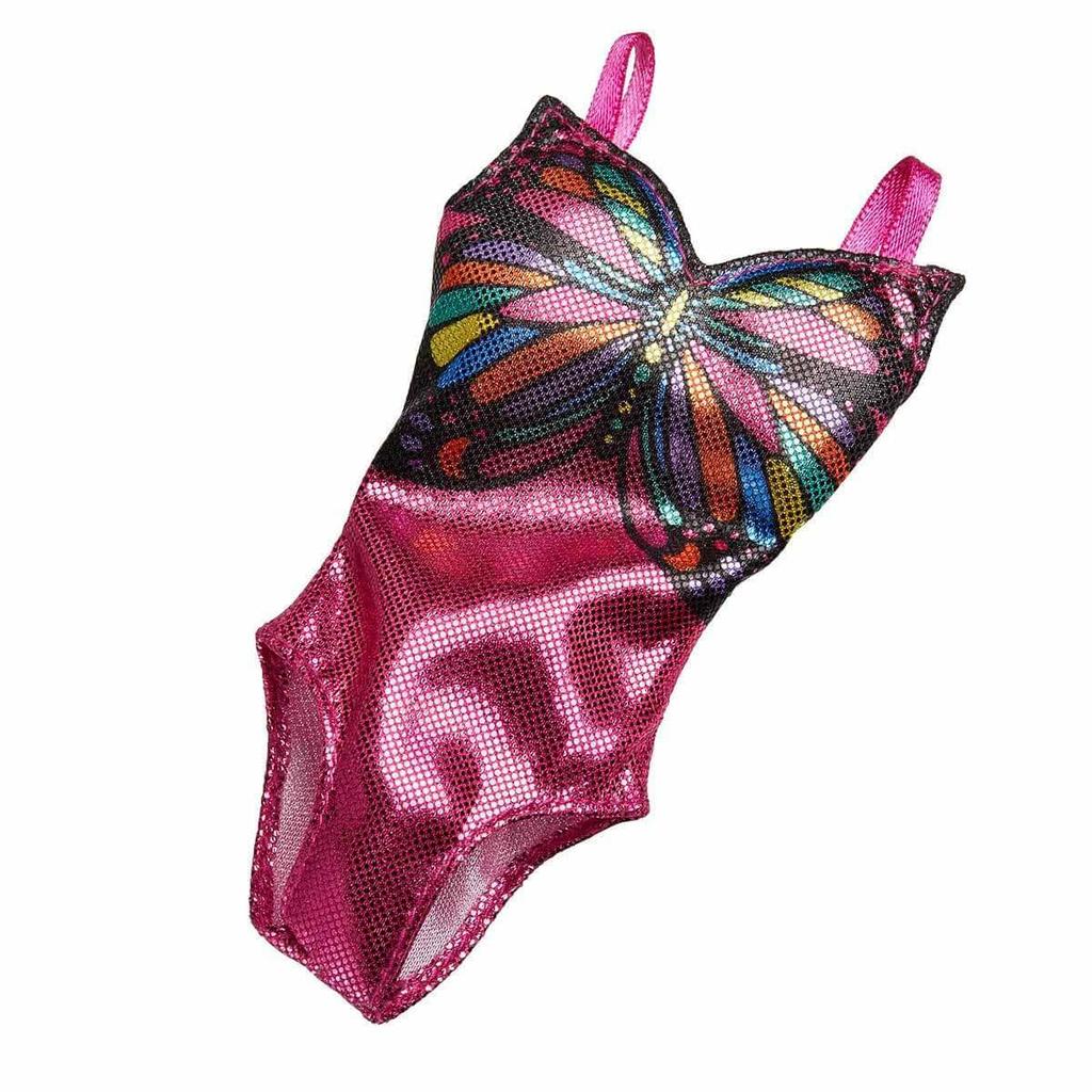 Barbie Holiday Fun Doll Blonde Highlighted Travel Tote Swimsuit Summer Great Gift for Kids 3 To 7 Years Old (12 Inches), Hair, & Hat, & Accessories,