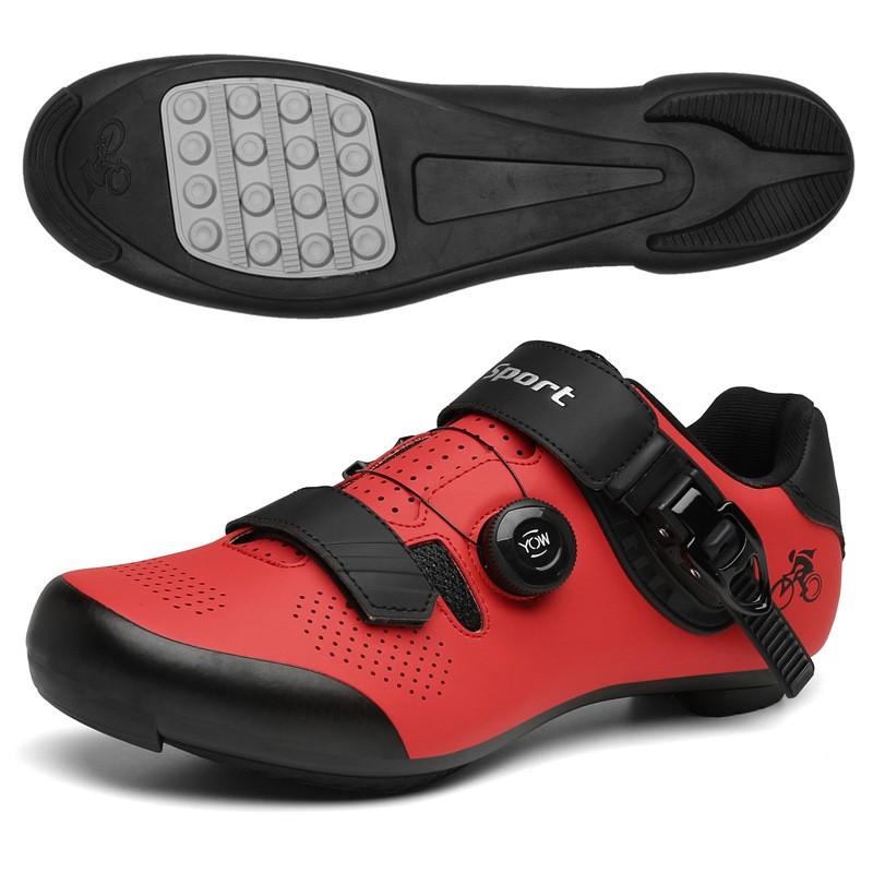 Unisex Road MTB Cycling Shoes With Single Dial Breathable Wear-Resistant Men Women