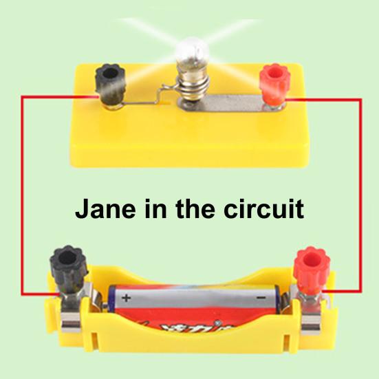 Набор для изучения физики, головоломка, практические способности, сделай сам, научная лаборатория по физике, базовый набор для обучения схемам для детей