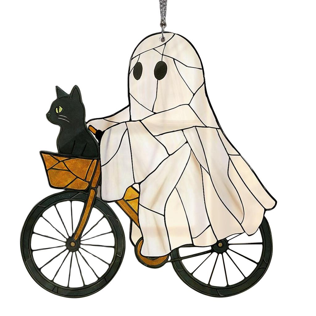 Acrylic Sun Catchers Flat Pendant, Home Outdoor Garden Courtyard Hanging Decoration Ornaments