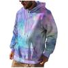 Men's Loose Printed Hooded Sweatshirt Men's Casual Fashion Sports Sweatshirt
