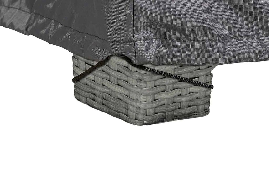 Cover for Garden Corner Set 7888 300X375X70 Aerocover Gray Homms