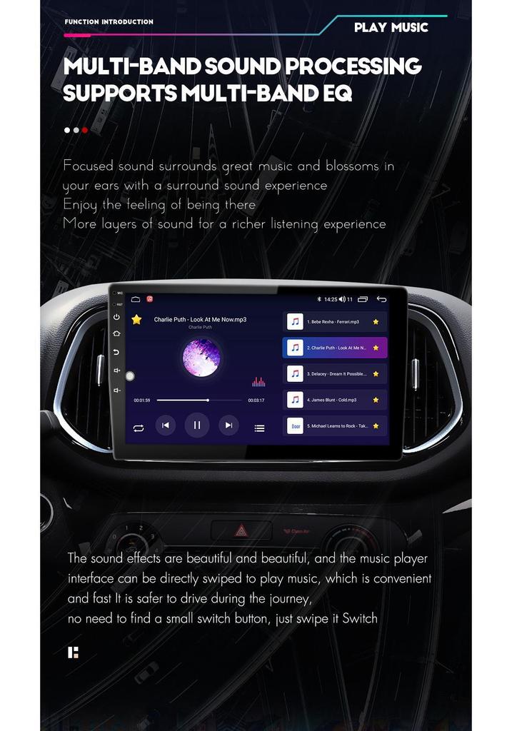 Универсальная Android-навигация для мотоцикла TS10 с безрамочным дисплеем 7/9/10 дюймов