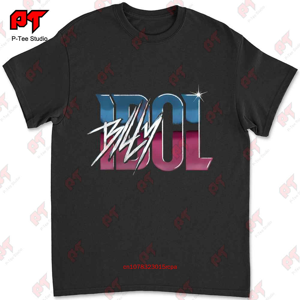 Vintage Logo Billy Idol T Shirt 0W43