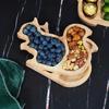 1 шт. Деревянный поднос для закусок в виде белки, Домашняя белка, Кедровый орех, Груша, Яблоко, Фруктовый поднос, Украшение стола, Кухонный инструмент