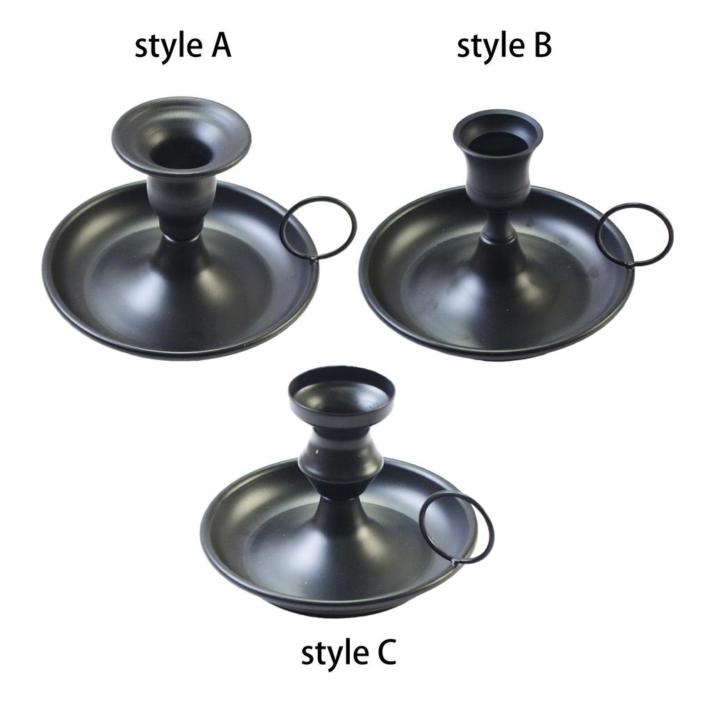 Taper Metal Candle Holder Collectible Creative Metal Candles Candlestick for Party Dinner Table Fireplace Hotel Home Decor