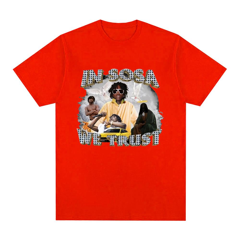 В Сосу Мы Верим Футболка с Графикой Chief Keef Женская Мода Винтажная Футболка с Коротким Рукавом Повседневные Оверсайз Футболки Топы Streetwear