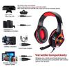 Игровая стереогарнитура для PlayStation 4, PS4, PS5, накладные наушники с микрофоном и светодиодной подсветкой для Xbox One, ПК, ноутбука