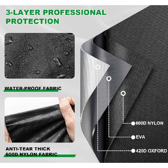 Food Processor Cover for Ninja, Heavy Duty Waterproof Dustproof Food Processor Protective Cover Case for Ninja Food Processors Plus 9-Cup, BN601/XL