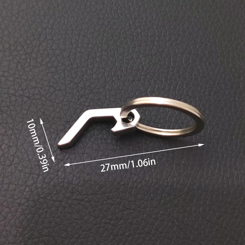 1 PC Multifunctional Keyring Stainless Steel Keychains Mini Beer Bottle Opener