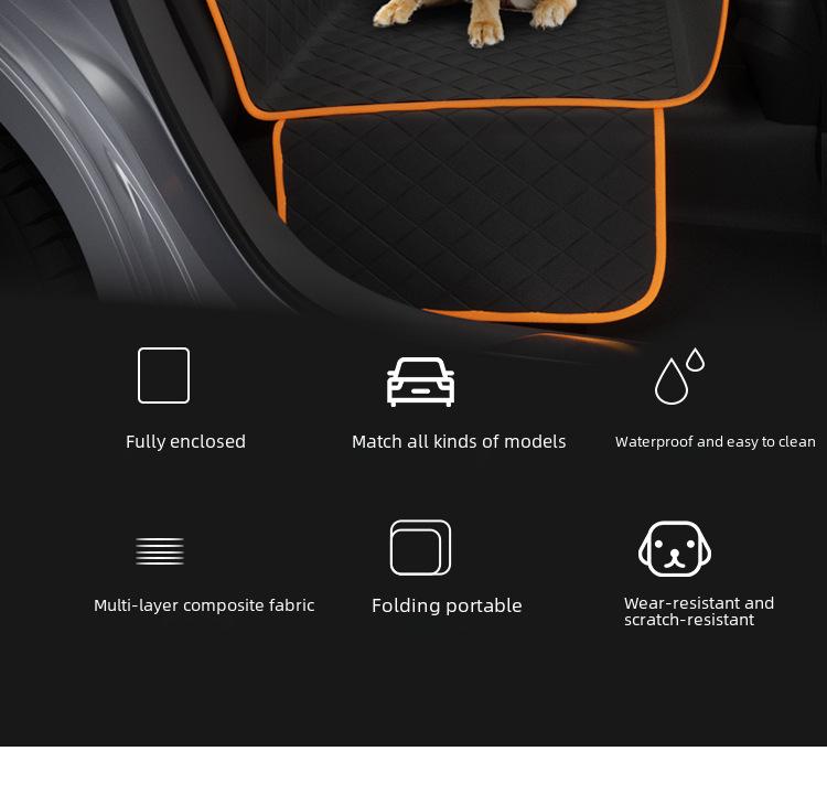 Car Dog Mat: Scratch-proof & Waterproof Pet Seat Cover