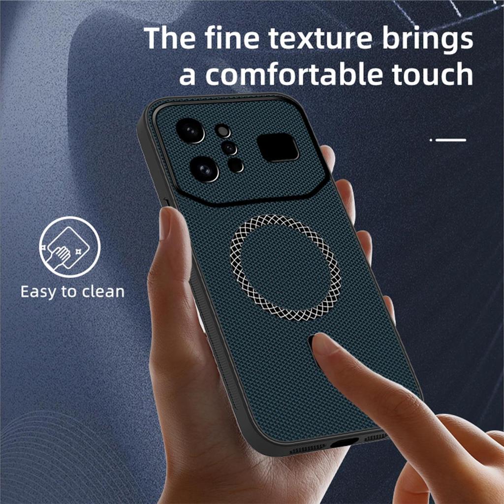 Чехол для телефона с текстурой плетеной ткани в деловом стиле для infinix NOTE 60 Ultra, ударопрочный, мягкий, защитный