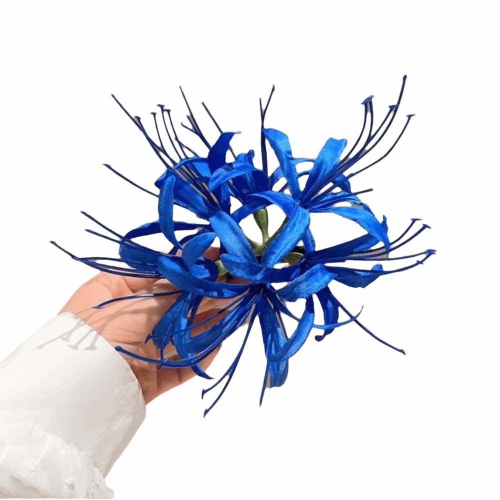 Lycorisradiata Simulation Flower Hairpins Cloth Hanfu Hair Stick Sweet Flower Hair Clip Hanfu