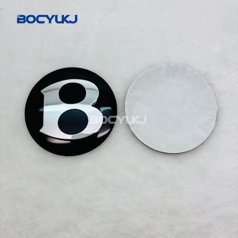 For Bentley LOGO Wheel Decoration Cover  Car Accessories Auto Rim Cover Hubcaps Bentayga and Mulsanne Car logo Stickers 56mm65mm