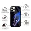 Чехол для телефона с изображением саксофона для iPhone 15,14,13,12,11,Plus,Pro,Max Mini Magsafe Магнитная Беспроводная Зарядка