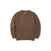Li Ning Badfive Jiangzuo Fengliu Print Crew Neck Pullover Sweater Men sweater Brown AMBR085-2