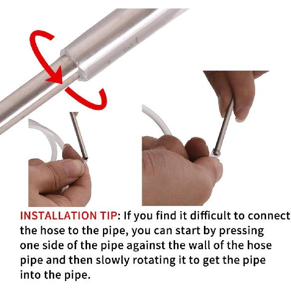 Motorcycle Fork Oil Level Tool, Fork Oil Level Gauge Fork Oil Tool Kit Fork Oil Tool Gauge Suspension Level Tuning Syringe Shock Adjuster With