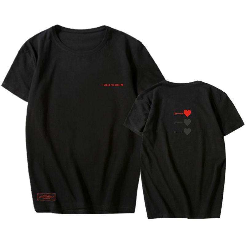 Tshirt Kpop Bts Love Speak Yourself Concert Tshirt Casual Tee Jk Rm Tops Jimin
