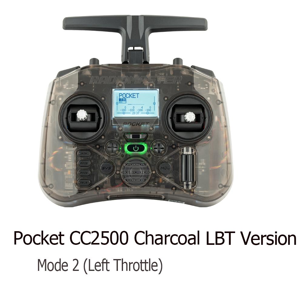Радиоуправляемый передатчик RadioMaster Pocket с датчиками Холла, пульт дистанционного управления, портативный, легкий, с предустановленной прошивкой EdgeTX, ExpressLRS или MPM CC2500