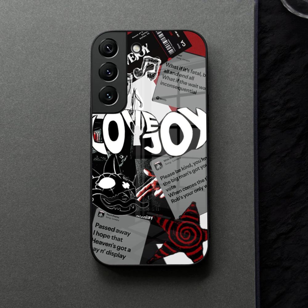 Мультяшный Чехол для Телефона Lovejoy Band Стекло Для Samsung Galaxy S21 S26 S25 S22 S20 S24 S23 Ultra Fe Plus A16 A34 A54 A24 Coque