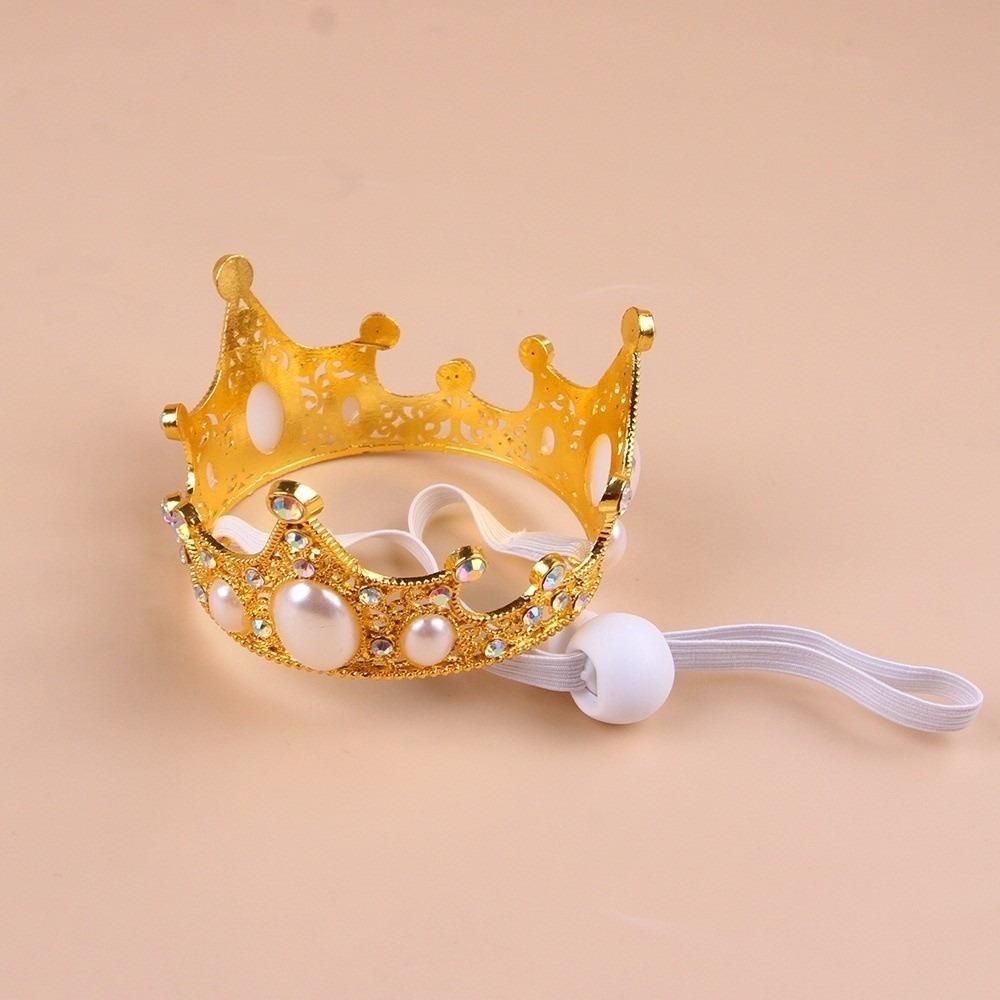 Adjustable Pet Crown Headdress Shining Cat Princess Crown Cute Pet Party Decorations  Pet Show