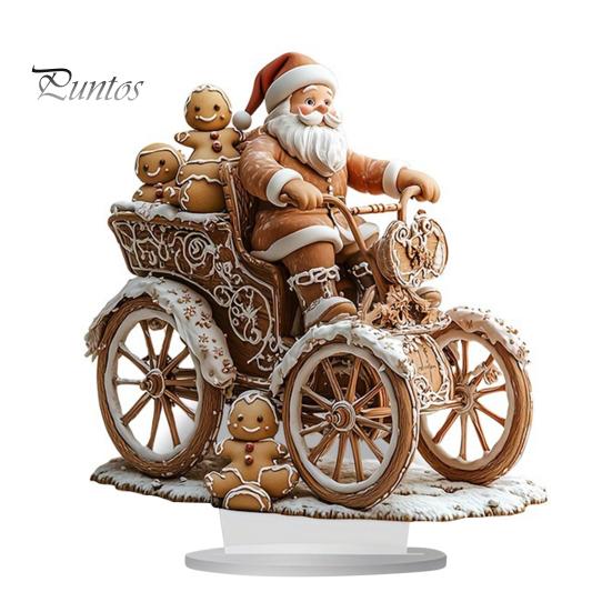 Зимний снежный домик акриловое украшение 2D плоский рождественский вертеп настольная вывеска рождественский домашний офис гостиная спальня книжная полка настольный орнамент