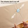 4 шт. держатели простыней пряжки для простыней на резинке боковые пряжки для простыней матраса фиксируют простыни плотно и надежно для всех размеров матрасов