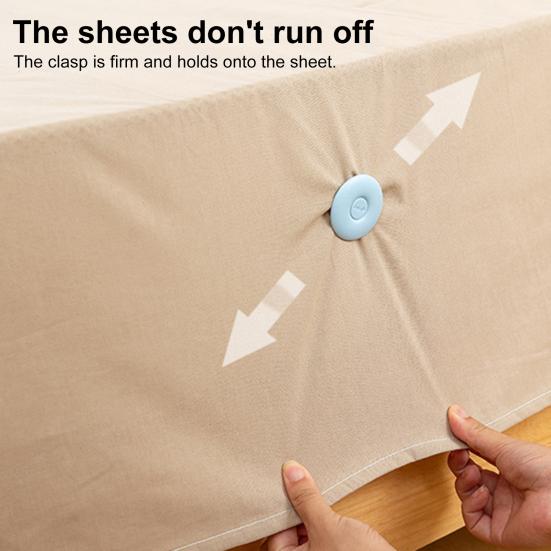 4 шт. держатели простыней пряжки для простыней на резинке боковые пряжки для простыней матраса фиксируют простыни плотно и надежно для всех размеров матрасов