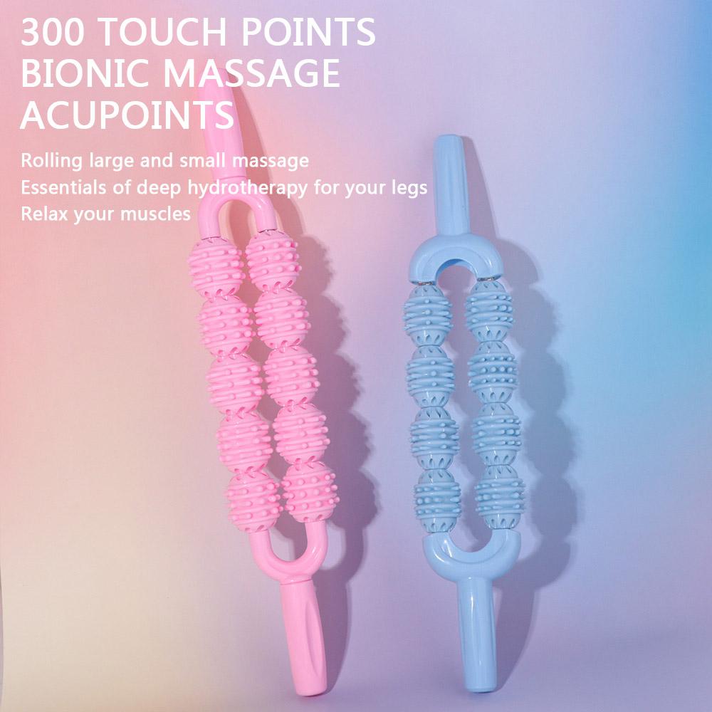 Фитнес ролик массажная палка многофункциональная фасциальная палка портативная палка для йоги и массажа предплечья