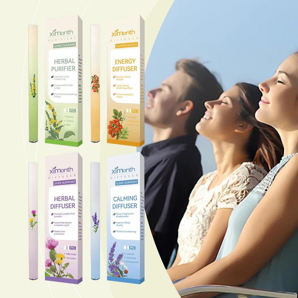 4 Types of Aroma Herbal Sleep Stick Gentle Ingredients for Nourishing Nighttime Sleep Portable Stick